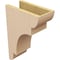 Ekena Millwork 6"W x 12"D x 18"H Classic New Brighton Rough Cedar Woodgrain TimberThane Corbel, Primed Tan CORUR06X12X18NEBRCPR - alternate 6
